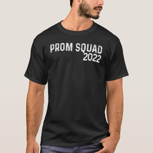 Leopard Graphic Prom Squad 2022シニアグラッドグレーター Tシャツ (正面)