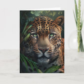 Leopard Greeting Card カード (正面)