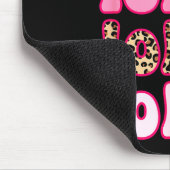 Leopard Groovy Lollie Valentine's Day Women Valent マウスパッド (コーナー)