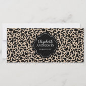 Leopard Hairstylist Beauty Salon Gift certificate (正面)