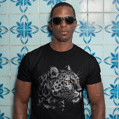 Leopard Head Graphic Animal Big Cat  Tシャツ
