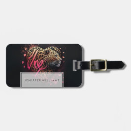 Leopard Heart Love Graffiti Art                    ラゲッジタグ