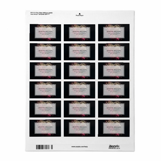 Leopard Heart Love Graffiti Art                    ラベル (フルシート)