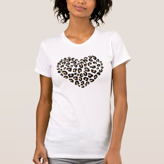 Leopard heart tシャツ (正面)
