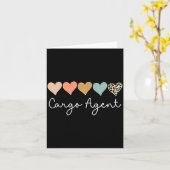 Leopard Hearts Matching Valentines Day For Cargo  カード (黄色い花)