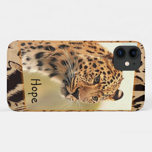 Leopard Iphoneケース Case-Mate iPhoneケース (裏面(横))