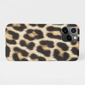Leopard iPhone 11 ProSlimフィットケース、光沢 iPhoneケース (裏面横)