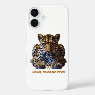 Leopard iPhone 16 Case – Instinct, Speed and Power 16ケース