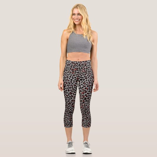 leopard Leggings カプリレギンス (正面)
