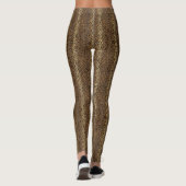 Leopard Love - Power Yoga Leggings レギンス (裏面)