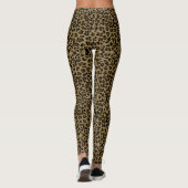 Leopard Love - Power Yoga Leggings レギンス (裏面)