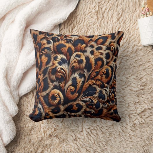 Leopard Luxe:あなたの寝室を次のように変える クッション (ブランケット)