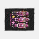 Leopard Nutcracker Nk Christmas 2024 Xmas Pajamas フリースブランケット (正面(横))