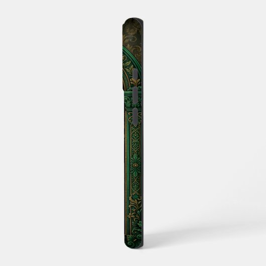 Leopard on Branch Jungle | iPhone 16 Pro Case iPhoneケース (左側面)