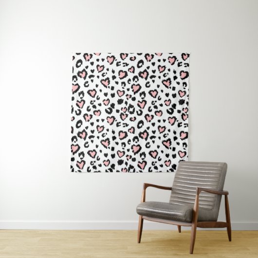 Leopard or jaguar seamless pattern, textured fashi タペストリー (インサイチュ)