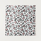 Leopard or jaguar seamless pattern, textured fashi タペストリー (正面)