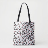 Leopard or jaguar seamless pattern, textured fashi トートバッグ (正面)