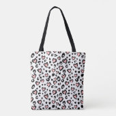 Leopard or jaguar seamless pattern, textured fashi トートバッグ (裏面)