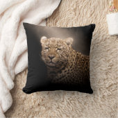 Léopard Panthère Animal Sauvage Safari Jungle Afri クッション (ブランケット)