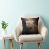 Léopard Panthère Animal Sauvage Safari Jungle Afri クッション (椅子)