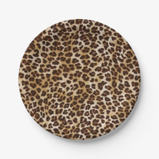 Leopard Paper Plate ペーパープレート