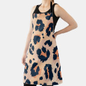 Leopard Pattern：シームレおもしろいスデザイン エプロン (インサイチュ)