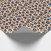 Leopard Pattern:シームレおもしろいスデザイン ラッピングペーパー (角)