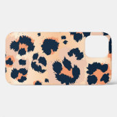 Leopard Pattern:シームレおもしろいスデザイン Case-Mate iPhoneケース (裏面 (横))