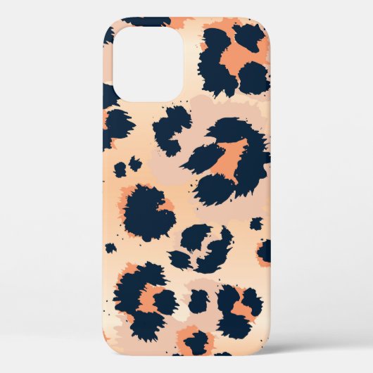 Leopard Pattern:シームレおもしろいスデザイン Case-Mate iPhoneケース (裏面)