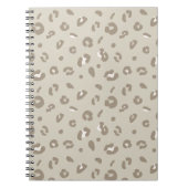 Leopard Pattern ノートブック (正面)