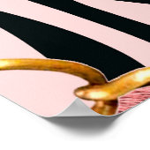 Leopard Pattern、Leopard Print、アニマルプリント、 ポスター (角)