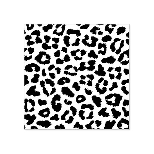 Leopard Pattern Print Leopard Pattern Print Rubber ラバースタンプ (インプリント)