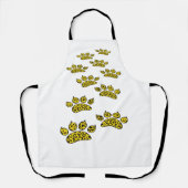 Leopard Pawプリント エプロン (正面)