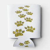 Leopard Pawプリント 缶クーラー (裏面)