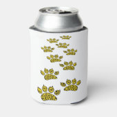 Leopard Pawプリント 缶クーラー (缶裏面)