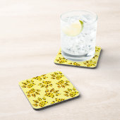 Leopard Paw印刷パターン コースター (右側)