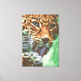 Leopard Portrait キャンバスプリント