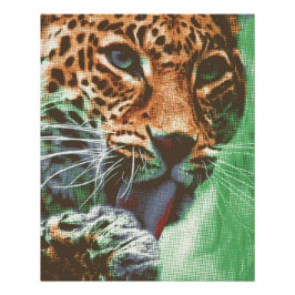Leopard Portrait ポスター