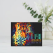 Leopard [Postcard] ポストカード (スタンド正面)