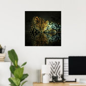 Leopard Poster ポスター (ホームオフィス)