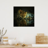 Leopard Poster ポスター (キッチン)