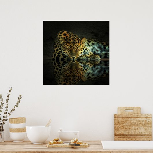 Leopard Poster ポスター (キッチン)