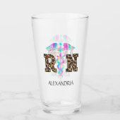 Leopard Printの「RN」 - カラフル Medical Logo タンブラーグラス (正面)