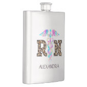 Leopard Printの「RN」 - カラフル Medical Logo フラスク (右)
