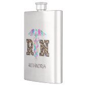 Leopard Printの「RN」 - カラフル Medical Logo フラスク (左)