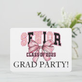 Leopard Printシニアお祝い 招待状 (スタンド正面)