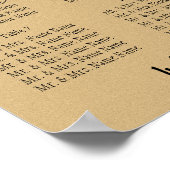 Leopard Printシーティンググラフポスター ポスター (角)