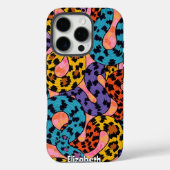 Leopard Printファンク:カラフル Waves Case-Mate iPhoneケース (裏面)