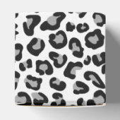 Leopard Print白黒とグレー フェイバーボックス (上部)
