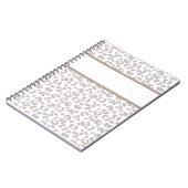 Leopard Print カスタムパーソナライズされた Notebook ノートブック (左側)